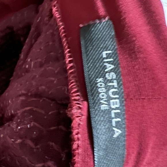 Beautiful dark red sparkly sequin mermaid dress - Picture 3 of 4